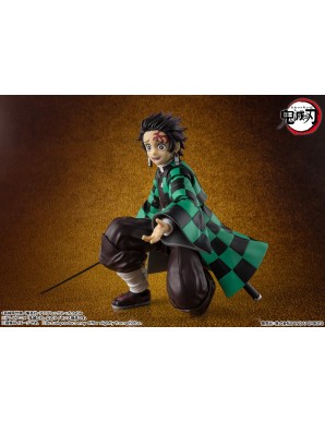 Bandai S.H. Figuarts Demon Slayer Kimetsu No Yaiba Tanjiro Kamado Battle in the Infinity Castle Version