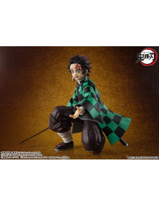 Bandai S.H. Figuarts Demon Slayer Kimetsu No Yaiba Tanjiro Kamado Battle in the Infinity Castle Version