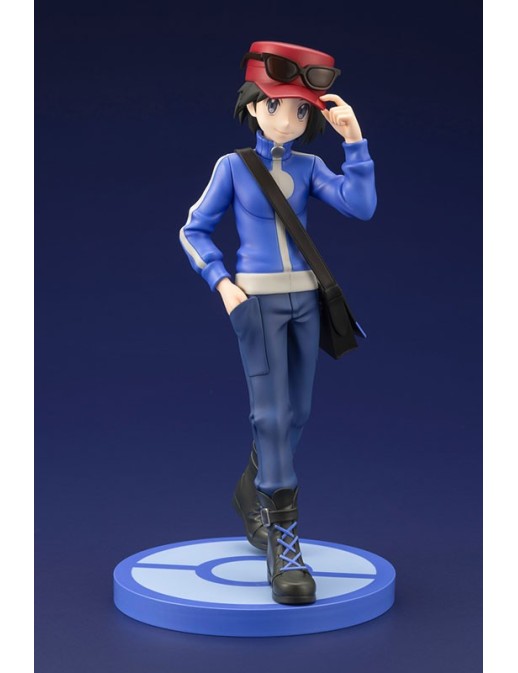Kotobukiya ARTFX J Pokemon Series Calem with Froakie