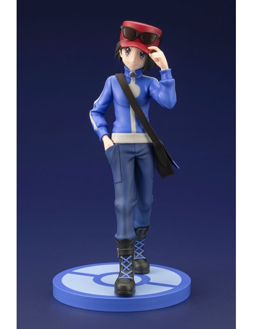 Kotobukiya ARTFX J Pokemon Series Calem with Froakie