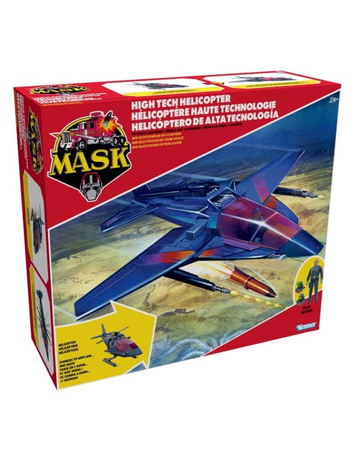 The Loyal Subjects M.A.S.K. High Tech Helicopter with Miles "Wolf" Mayhem