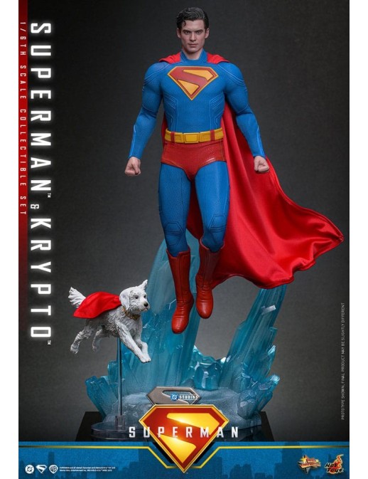 Hot Toys Movie Masterpiece Superman Superman & Krypto 1/6 Scale Collectible Figure