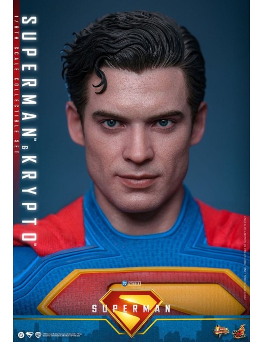 Hot Toys Movie Masterpiece Superman Superman & Krypto 1/6 Scale Collectible Figure