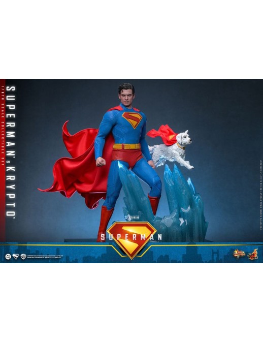 Hot Toys Movie Masterpiece Superman Superman & Krypto 1/6 Scale Collectible Figure