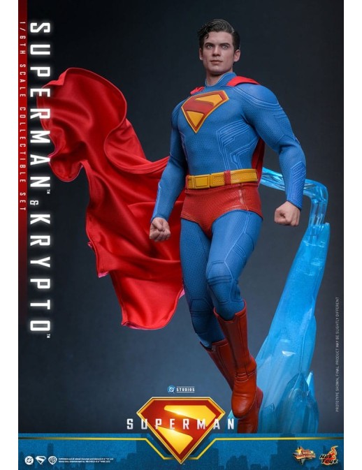 Hot Toys Movie Masterpiece Superman Superman & Krypto 1/6 Scale Collectible Figure