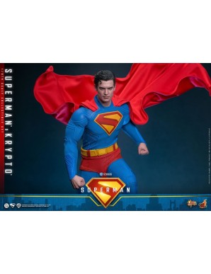 Hot Toys Movie Masterpiece Superman Superman & Krypto 1/6 Scale Collectible Figure