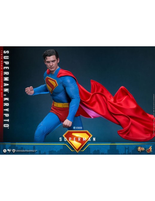 Hot Toys Movie Masterpiece Superman Superman & Krypto 1/6 Scale Collectible Figure