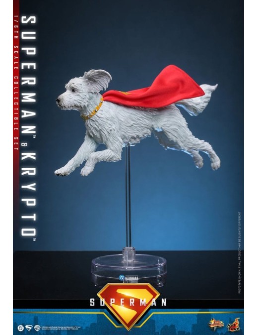 Hot Toys Movie Masterpiece Superman Superman & Krypto 1/6 Scale Collectible Figure