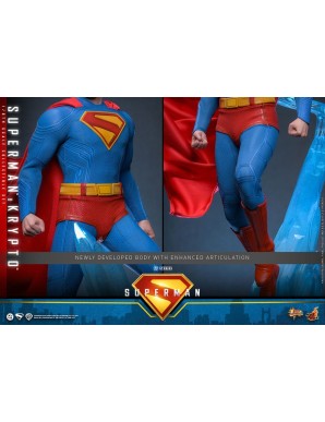 Hot Toys Movie Masterpiece Superman Superman & Krypto 1/6 Scale Collectible Figure