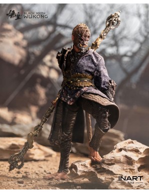 Queen Studios Collectible InArt Black Myth Wukong The Destined One in Bronze Armor 1/12 Scale Action Figure