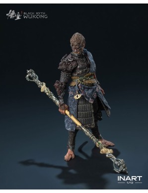 Queen Studios Collectible InArt Black Myth Wukong The Destined One in Bronze Armor 1/12 Scale Action Figure Standard Edition