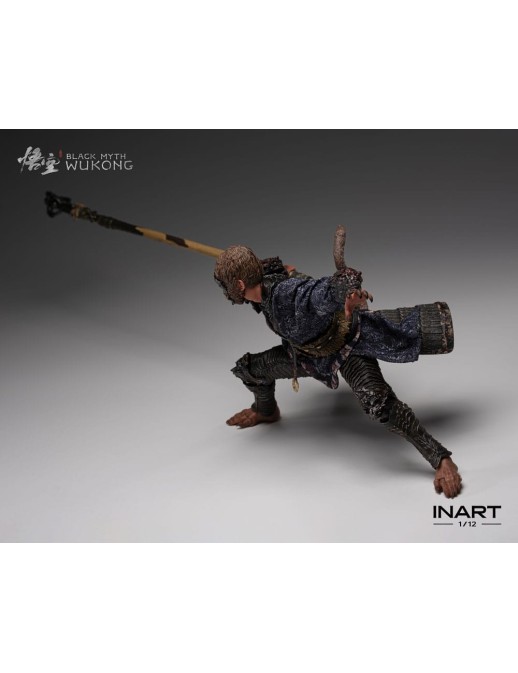 Queen Studios Collectible InArt Black Myth Wukong The Destined One in Bronze Armor 1/12 Scale Action Figure