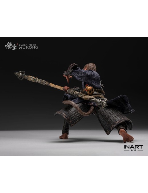 Queen Studios Collectible InArt Black Myth Wukong The Destined One in Bronze Armor 1/12 Scale Action Figure