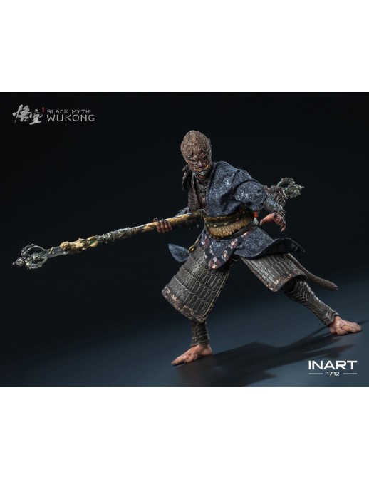 Queen Studios Collectible InArt Black Myth Wukong The Destined One in Bronze Armor 1/12 Scale Action Figure