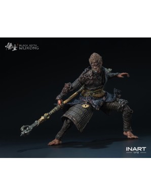 Queen Studios Collectible InArt Black Myth Wukong The Destined One in Bronze Armor 1/12 Scale Action Figure Standard Edition