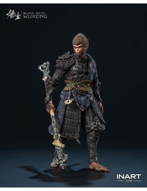Queen Studios Collectible InArt Black Myth Wukong The Destined One in Bronze Armor 1/12 Scale Action Figure Premium Version