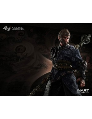 Queen Studios Collectible InArt Black Myth Wukong The Destined One in Bronze Armor 1/12 Scale Action Figure Premium Version