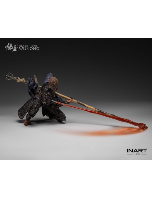 Queen Studios Collectible InArt Black Myth Wukong The Destined One in Bronze Armor 1/12 Scale Action Figure Premium Version