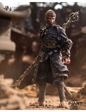 Queen Studios Collectible InArt Black Myth Wukong The Destined One in Bronze Armor 1/12 Scale Action Figure Premium Version