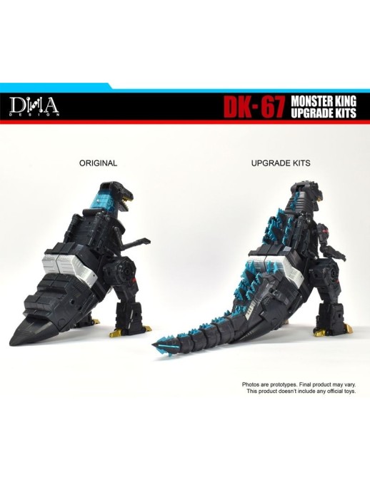 DNA Design DK-67 Upgrade Kit for Megazauron Monster King