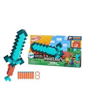 Hasbro Minecraft NERF Dart-Firing Diamond Sword