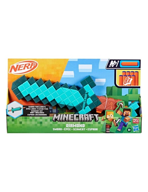 Hasbro Minecraft NERF Dart-Firing Diamond Sword