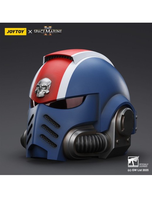 Joy Toy Warhammer 40,000 Space Marine 2 Ultramarines Lieutenant Titus Helmet Replica