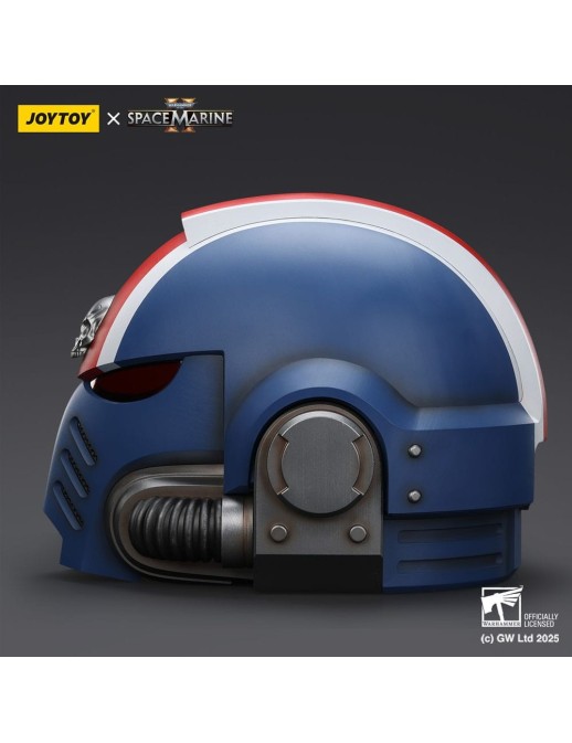Joy Toy Warhammer 40,000 Space Marine 2 Ultramarines Lieutenant Titus Helmet Replica