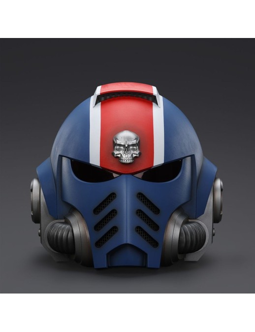 Joy Toy Warhammer 40,000 Space Marine 2 Ultramarines Lieutenant Titus Helmet Replica