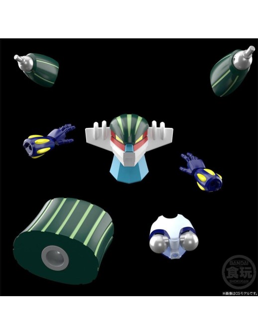 P-Bandai Shokugan Modeling Project Koutetsu Jeeg Through-In Set