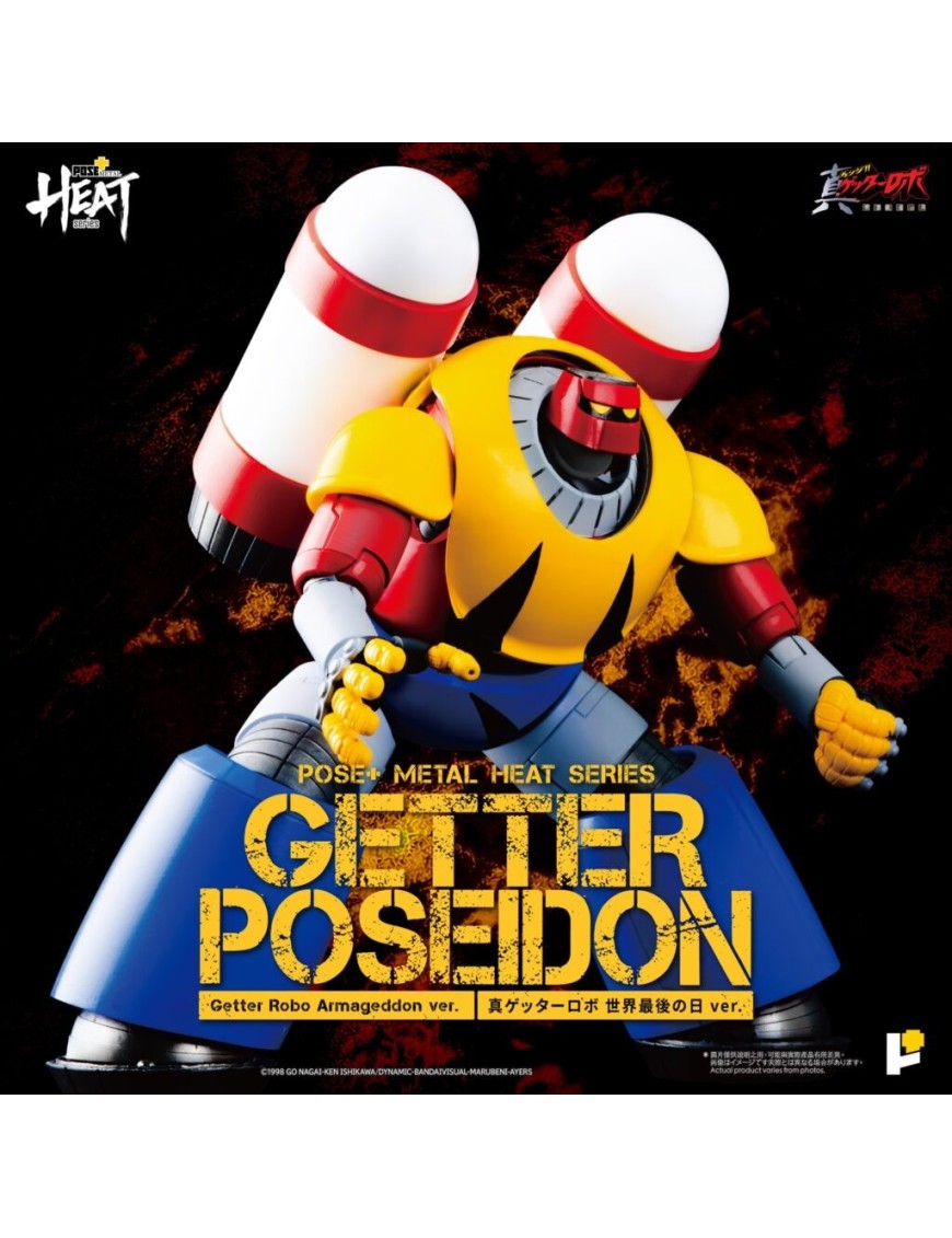 Pose Toy Pose+ Metal Heat Series Shin Getter Robot Armageddon Getter Poseidon Pose Toy Pose+ Metal Heat Series Shin Getter Robot Armageddon Getter Poseidon