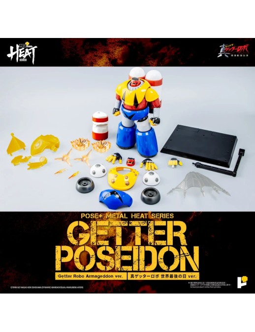 Pose Toy Pose+ Metal Heat Series Shin Getter Robot Armageddon Getter Poseidon
