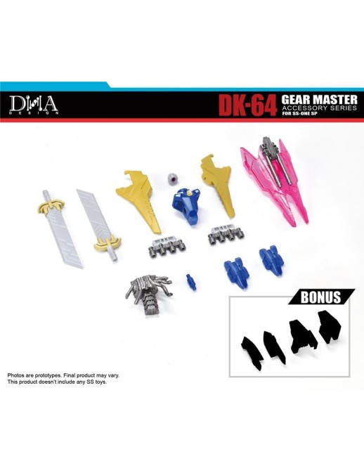 DNA Design DK-64 Upgrade Kit for Transformers One Studio Series Voyager Class Sentinel Prime