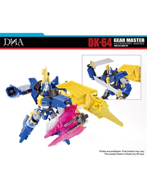 DNA Design DK-64 Upgrade Kit for Transformers One Studio Series Voyager Class Sentinel Prime