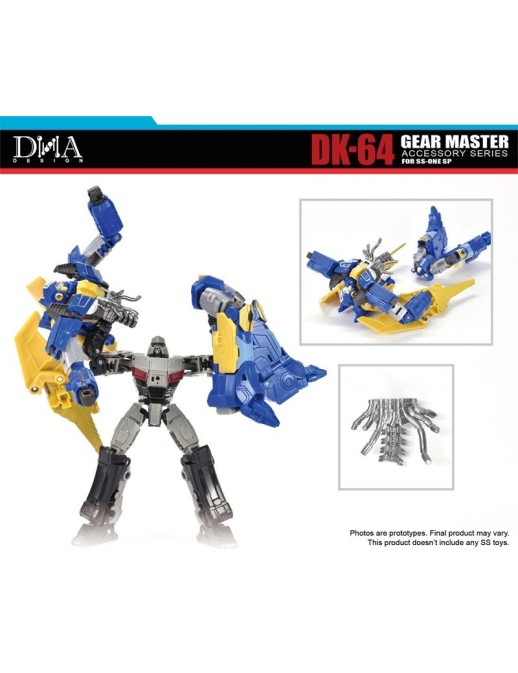 DNA Design DK-64 Upgrade Kit for Transformers One Studio Series Voyager Class Sentinel Prime