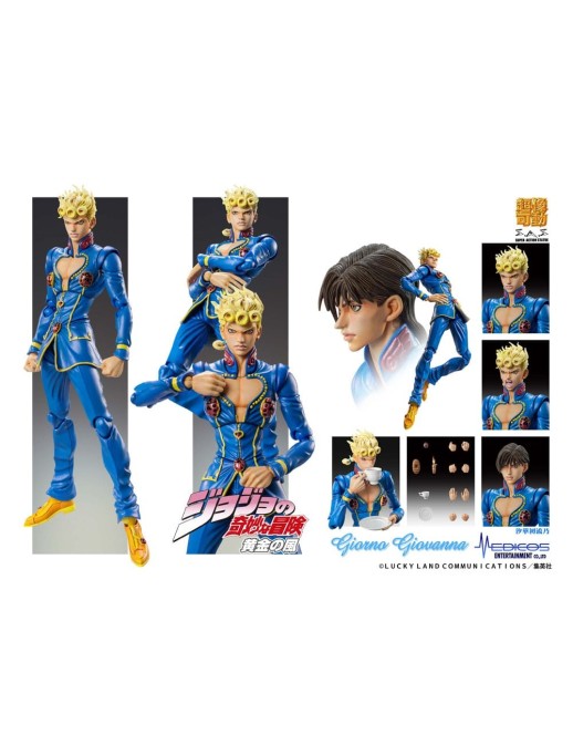 Medicos Super Action Statue JoJo's Bizarre Adventure Golden Wind Giorno Giovanna Second