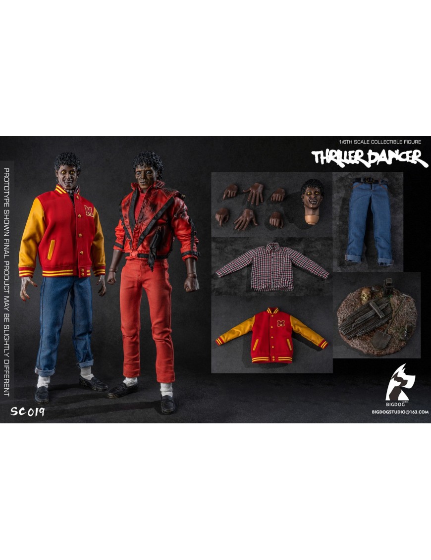 BIGDOG Studio Thriller Michael Jackson Dancer Double Pack 1/6 Scale Figure BIGDOG Studio Thriller Michael Jackson Dancer Double Pack 1/6 Scale Figure