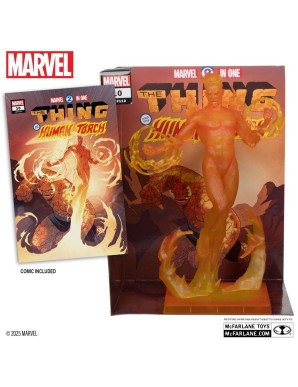 Mc Farlane Toys Marvel Comics The Thing and the Human Torch 10  The Human Torch 1/6 Scale Statue