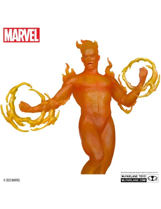 Mc Farlane Toys Marvel Comics The Thing and the Human Torch 10  The Human Torch 1/6 Scale Statue