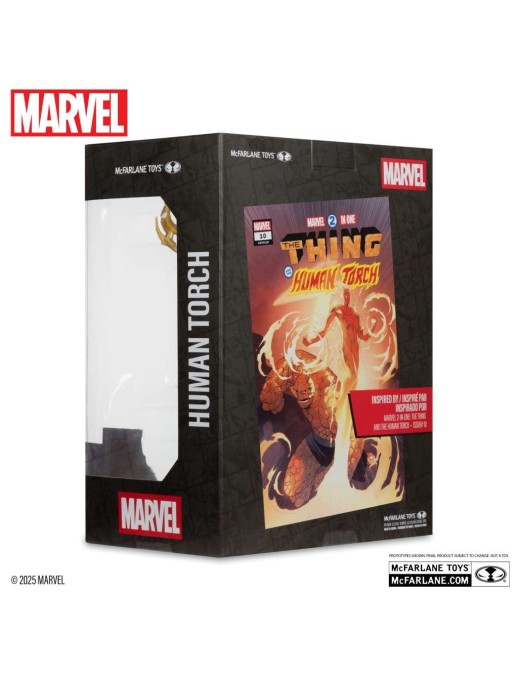Mc Farlane Toys Marvel Comics The Thing and the Human Torch 10  The Human Torch 1/6 Scale Statue