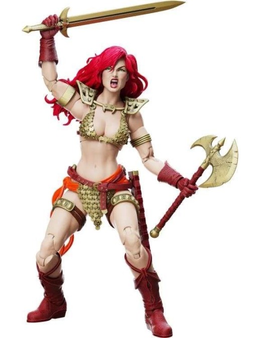 Boss Fight Studio H.A.C.K.S. Figure Red Sonja Red and Gold Version Deluxe Limited Edition