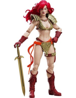 Boss Fight Studio H.A.C.K.S. Figure Red Sonja Red and Gold Version Deluxe Limited Edition