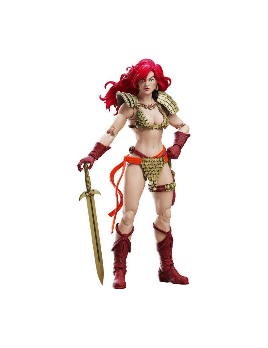 Boss Fight Studio H.A.C.K.S. Figure Red Sonja Red and Gold Version Deluxe Limited Edition Boss Fight Studio H.A.C.K.S. Figure Red Sonja Red and Gold Version Deluxe Limited Edition