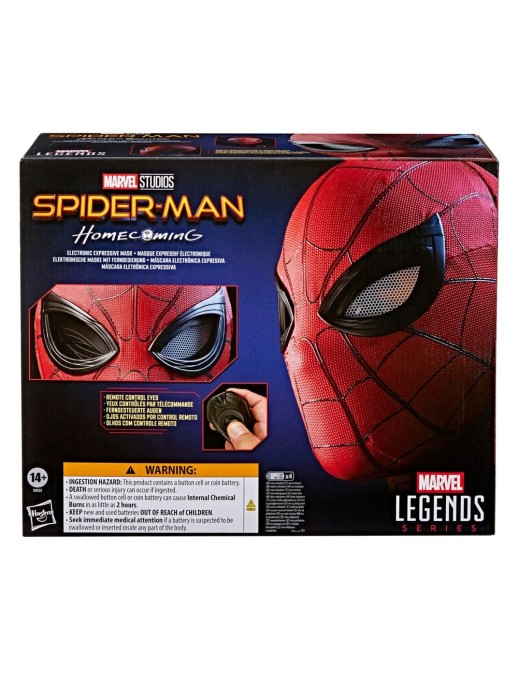 Hasbro Marvel Legends Spider-Man: Homecoming Spider-Man Wearable Electronic Expressive Mask