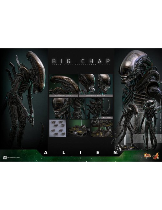 Hot Toys Movie Masterpiece Alien Big Chap 1/6 Scale Collectible Figure