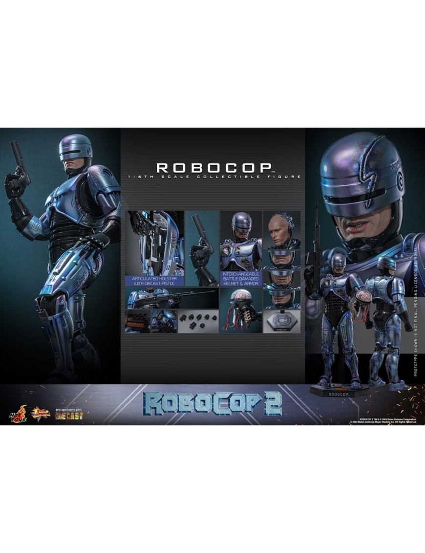 Hot Toys Movie Masterpiece Robocop 2 Robocop 1/6 Scale Collectible Figure Hot Toys Movie Masterpiece Robocop 2 Robocop 1/6 Scale Collectible Figure