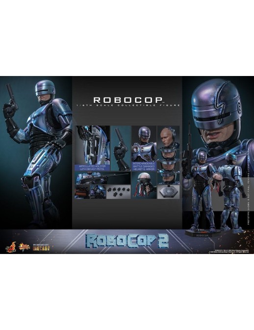 Hot Toys Movie Masterpiece Robocop 2 Robocop 1/6 Scale Collectible Figure
