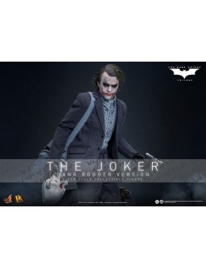 Hot Toys Movie Masterpiece Batman The Dark Knight The Joker Bank Robber Version 1/6 Scale Collectible Figure