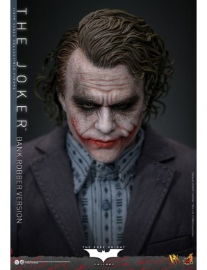 Hot Toys Movie Masterpiece Batman The Dark Knight The Joker Bank Robber Version 1/6 Scale Collectible Figure