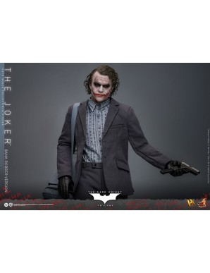Hot Toys Movie Masterpiece Batman The Dark Knight The Joker Bank Robber Version 1/6 Scale Collectible Figure